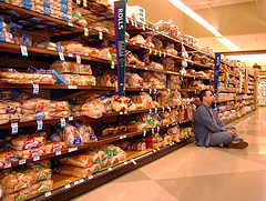 The Bread Aisle grocery store bread aisle